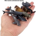 thumbnail image 2 of Mini figuras de juguete de animales marinos, 12 mini juguetes rompecabezas para niños, juguetes cognitivos, regalos de cumpleaños, 2 of 5