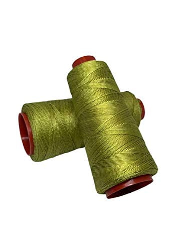 Knitsilk 3 Ply 100% Mulberry Silk Lace Weight Yarn Perfect for Knitting & Crocheting and Weaving Fine Quality Silk Yarn for Luxurious Creating Projects(50 Grams – 260 Yards, Olive Green)(Pack of 3)