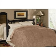 Velvet Stripe Comforter Mushroom Fq