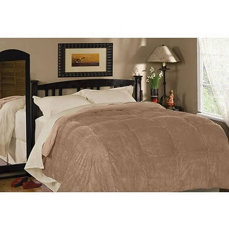 Velvet Stripe Comforter Mushroom Fq