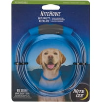 Nite Ize NiteHowl Rechargeable Blue LED Saftey Necklace for Dogs 12-27in.