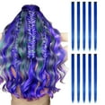 thumbnail image 2 of WIFKLSIIPG Extensions de Cheveux Colorées, Multi-Couleurs, Clips pour Cheveux Synthétiques, 2 of 2