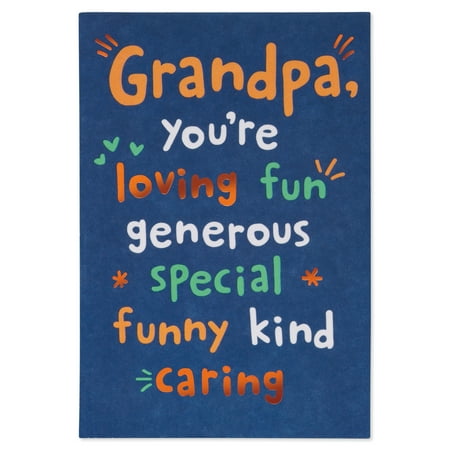 American Greetings Father's Day Card for Grandpa (Kind and Caring)