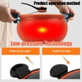 thumbnail image 2 of Multifunctional Large Capacity Non-stick Pressure Cooker,8 Qt Mlicro Pressure Cooker Pot,Glass Cover&Anti-Scalding Handle,Anti-Cooking Pot for Slow Cook,Sear & Saute,Fast Cooking Pot for All Stovetop, 2 of 6