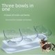 thumbnail image 2 of Cuenco de cerámica para comida de gatos con forma de arco para proteger las vértebras cervicales, cuenco automático para comida de gatos con boca inclinada, cuenco de arroz, bebedero para gatitos, 2 of 5
