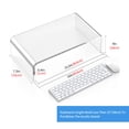 thumbnail image 2 of Soporte de monitor Beimu acrílico blanco para iMac MacBook, 2 of 7