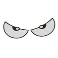 thumbnail image 4 of Baoblaze Big Eyes Car Sticker Cute Motorcycle Sticker for Bike white, 4 of 8