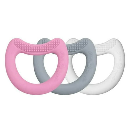 UPC: 0715418163413 | Iplay – First Teethers Made From Silicone (3Pk) Pink Set 3 Mo+