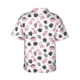 thumbnail image 3 of Daiia Cute Dinosaur Hawaiian Shirt for Men Gentle Cotton Regular Short Sleeve Casual-XX-Large, 3 of 9