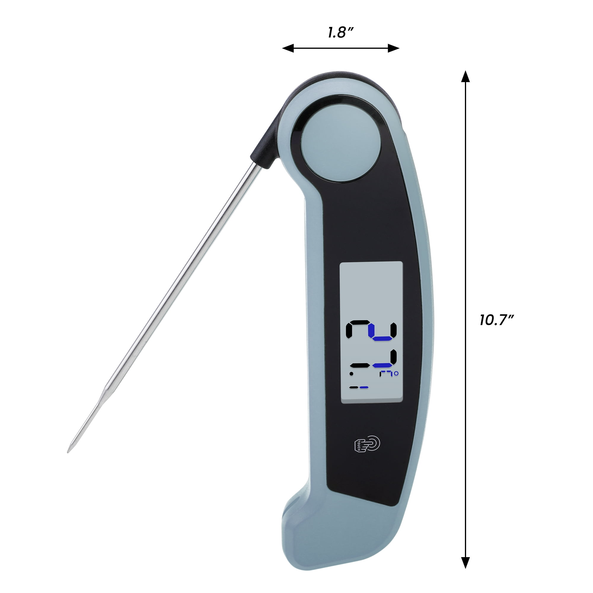 Unique Bargains Digital Meat Instant Read Foldable Cooking Thermometer Blue