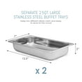 thumbnail image 5 of Elite Gourmet 2 x 2.5 Qt. Stainless Steel Electric Buffet Server EWM-6122, 5 of 7