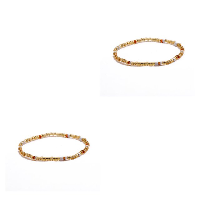Tobillera con cuentas de arroz coloridas Qarigey multiusos para mujer CBP200868