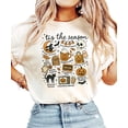 thumbnail image 3 of Tis The Season Halloween Shirt for Women & Teens Tremdy Fall Things Tee Ivory Shirt Adult X-Large, 3 of 4