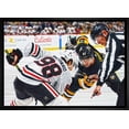 thumbnail image 1 of Connor Bedard Toile Encadrée 20x29 Blackhawks vs Crosby, 1 of 9