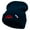 Navy, variant on Car Wedding Balloons Embroidered 12 Inch Long Knitted Beanie - Navy OSFM