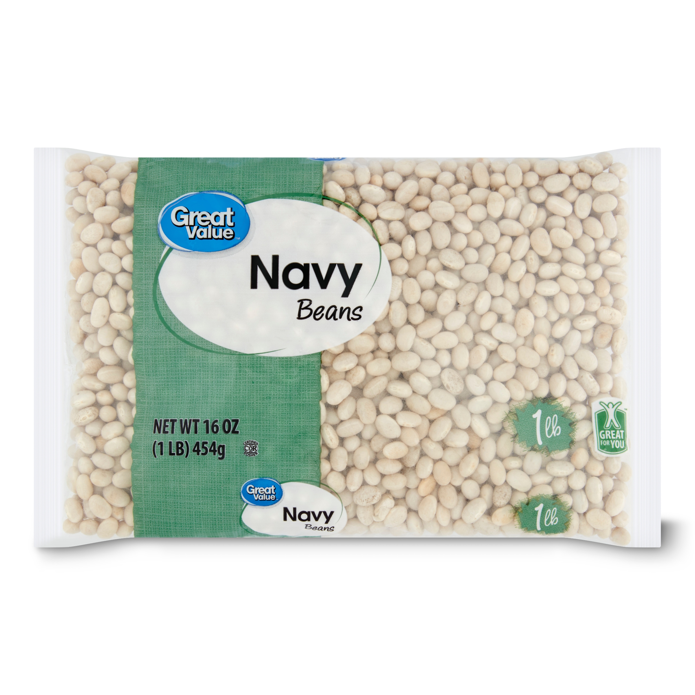 Great Value Navy Beans 1lb