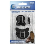 Shoe Gear Heel Plates, Black, One Size, Multipack of 2