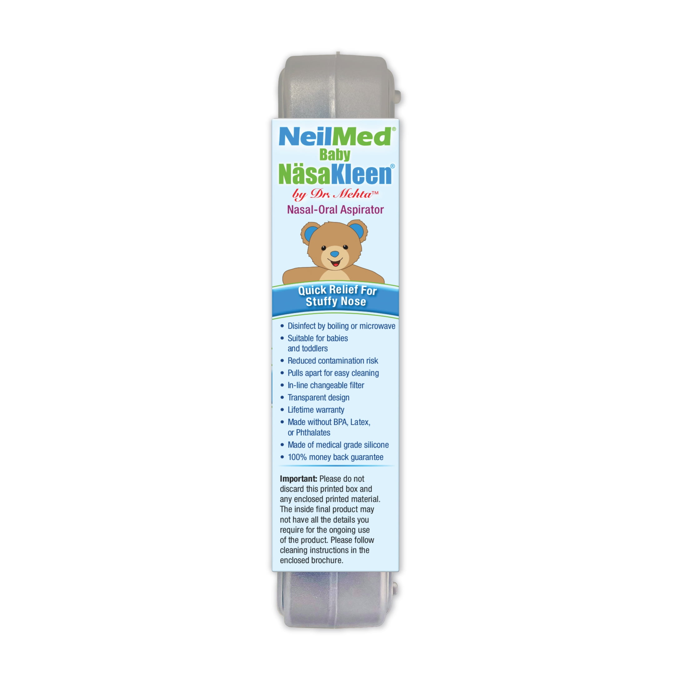 NeilMed NasaKleen Nasal Aspirator 30ct