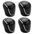 thumbnail image 1 of Palanca de cambio de marchas de cuero Pu para coche de 4x6 velocidades, Compatible con Mondeo Iv C-max Transit Focus Mk3 Mk4 Kug, 1 of 4