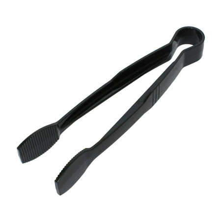 

9 Flat Grip Tong Polycarbonate Black Color