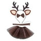 thumbnail image 1 of Diadema navideña con ciervo Vestido infantil Diadema bonita Conjunto de vestido tutú, 1 of 8