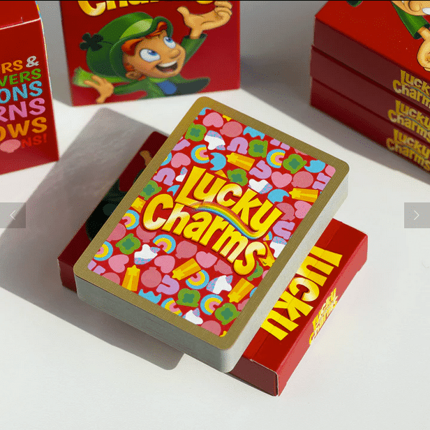 LUCKY CHARMS GOLD FOIL PLAYING CARDS by Fulton