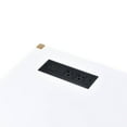 thumbnail image 5 of GZXS 40" Modern Writing Desk with Charging Station, Glossy White MDF Top & Gold Metal Legs – Minimalist Computer Table for Home Office, Study, Bedroom, 5 of 7
