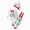 E320-White, variant on NOLDARES My First Christmas Outfit Baby Boy Girl Bodysuit Clothes Romper with Bow Tie Suspender Pants Santa Hat 3pcs Sets,0-3 M