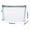 Blue, variant on Portable Nylon Mesh Pencil Case - Transparent Cosmetic & Lipstick Storage Bag, Lightweight Travel Organizer for Sch00I, Office, Toiletries, Key Card Zipper Pouch, Compact & Durable