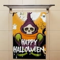 thumbnail image 4 of 2 Pack Premium Hand Towels - Ultra Soft & Highly Absorbent - Halloween Tree Skeleton Monster Absorbent Washcloths for Bathroom Hotel Kitchen 30x15in, 4 of 6