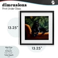 thumbnail image 4 of Stupell Industries Tropical Majestic Panther on Chaise Black Framed Print Under Glass, 13 x 13, by Lettered and Lined, 4 of 8