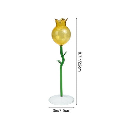 

Glass Ornament Glass Flower Craft Home Adornment Preserved Fresh Flower Decor