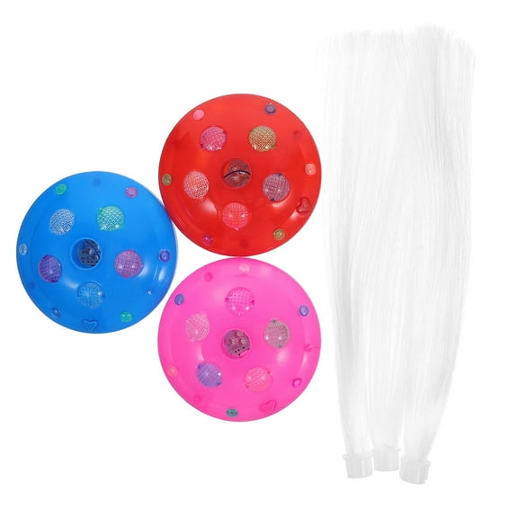 PBPBOX 3Pack Fiber Optic Sensory Lights Random Color LED Lighting Night Lights for Dinner Table Christmas