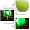 thumbnail image 2 of EeaseCA 6pcs Fluorescent Ball Automatic Light-absorbing Ball Durable Night Golfs Ball, 2 of 7
