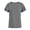Gray#men's medical scrub tops, variant on Scrubs for Men Summer V-Neck Scrub Top with Pockets Basic Stretch Raglan Short Sleeve Side Split Medical Uniform Shirts Light Blue,XL