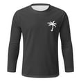 thumbnail image 4 of Gubotare Lightweight Hiking Shirt Men Fishing T Shirts for Men Long Sleeve Tee T-Shirt (Dark Gray,XXL), 4 of 5