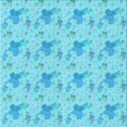 thumbnail image 1 of Ahgly Company Machine Washable Indoor Square Transitional Bright Turquoise Blue Area Rugs, 5' Square, 1 of 7