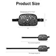 thumbnail image 4 of Occult Halloween Pattern Cute Fanny Packs for Women,Travel Waterproof Crossbody Fanny Bags Waist Purse for Women Anti Theft Adjustable Strap for Running Travel Cycling, 4 of 4