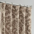thumbnail image 3 of Astoria Taupe & Mushroom Designer Damask Curtain (1 Panel), Astoria Taupe & Mushroom, 50W X 120L, 3 of 6