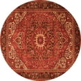 thumbnail image 1 of Ahgly Company Indoor Round Persian Orange Traditional Area Rugs, 7' Round, 1 of 1