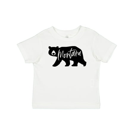 

Inktastic Montana Black Bear Silhouette Gift Baby Boy or Baby Girl T-Shirt