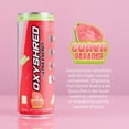 thumbnail image 2 of EHPlabs OxyShred Ultra Energy Drink - Performance Carbonated Energy Drink with Zero Sugar, Carbs & Calories, 100% Natural, Peach Candy Rings (12-Pack), 2 of 15
