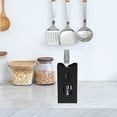 thumbnail image 3 of Soporte para utensilios de cocina de acero inoxidable, práctico organizador de cubiertos con drenaje, soporte para almacenamiento de cubiertos de encimera, accesorio de cocina, 3 of 5