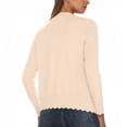 thumbnail image 3 of Womens Open Front Cardigan Long Sleeve Casual Knit Sweaters Fall Trendy Button Down Open Front Lightweight Cardigans, 3 of 6