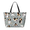 thumbnail image 2 of Sigee Funny Beagle Active Dog Print Extra Large Waterproof Beach Travel Bag with Zipper - Durable and Versatile for Vacation, Gym, and Daily Use, 2 of 7