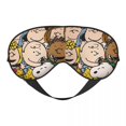 thumbnail image 3 of Máscara de ojos para dormir con personajes de cómic de Peanuts, para mujeres y hombres, con antifaz Snoopy, Charlie Brown, Linus y Lucy, suave antifaz para la siesta, 3 of 5