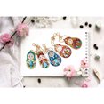 thumbnail image 3 of 5Pcs Matryoshka Doll DIY Rhinestone Diamond Keychains Full Drill Embroidery Hanging Pendant Crafts Bag Charm, 3 of 4