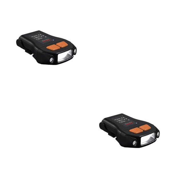 Inteprter Gorras Clip Faro Universal Impermeable Pesca al aire libre Ciclismo Tamaño pequeño Sombrero Lámpara Herramienta de iluminación Type1 NO1
