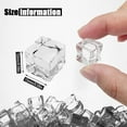 thumbnail image 4 of Fake Crushed Square Ice Cubes Artificial Acrylic Crystal Rocks Diamonds for Vase Fillers,Table Scatter, Party Favor, Wedding Decoration, Photography Props, Food Display, DIY Crafts (square-15MM), 4 of 7