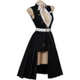 thumbnail image 3 of Uzui Tengen Black Metal Button Sexy Dress Suit for Women, 3 of 7